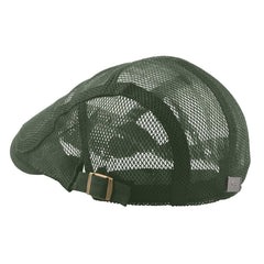 Close-up of breathable mesh fabric on the cap