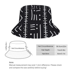 Unisex bucket hat worn by a man and a woman