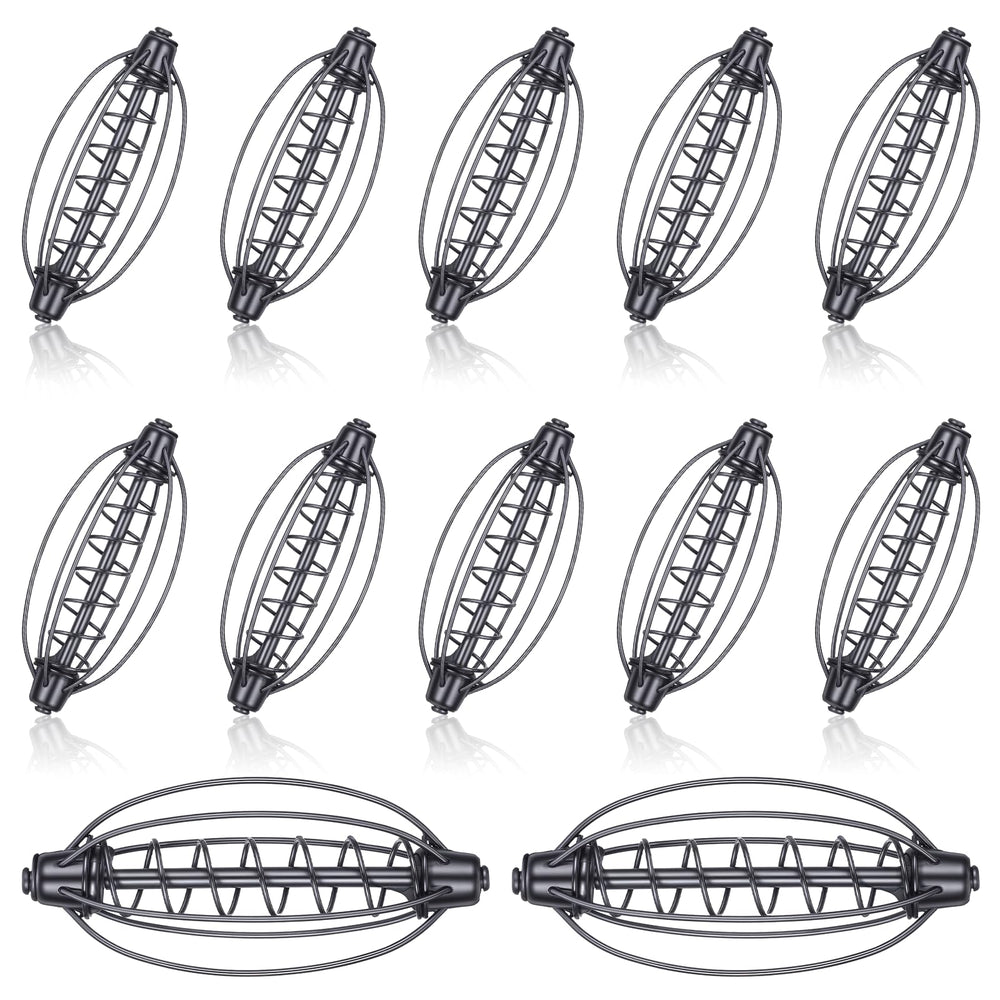 Mekueeex 12-pack spring fishing feeders set