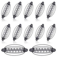 Mekueeex 12-pack spring fishing feeders set