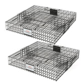 Meldoz Squirrelinator exterior front view highlights two-door humane capture design.