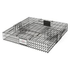 Meldoz Squirrelinator front view shows sturdy two-door trap for humane capture