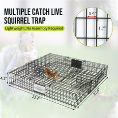 Meldoz Squirrelinator top lid open for easy release and check