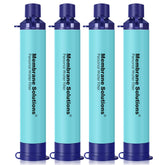 Membrane Solutions personal water filter straw assembly showing compact design for easy carry.