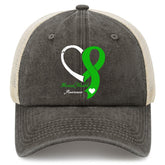 Mental Health Awareness Month baseball cap - front view