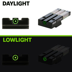 Meprolight ML63146G bullseye sight picture enabling fast target acquisition