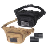 Meprona Tactical Fanny Pack main compartment open showing organized gear and accessibility