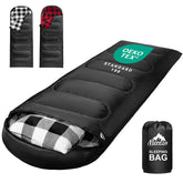 MEREZA flannel sleeping bag warmth close-up of soft interior