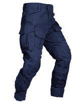 MERJAZ Tactical Pants navy front view for outdoor work and hiking comfort.