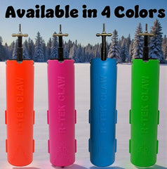 Mermaid Gear Firehouse tip-up anti-slip-teeth provides secure ice anchoring with gloves