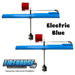 Mermaid Gear Firehouse tip-up flag-extended demonstrates high-visibility signaling on ice