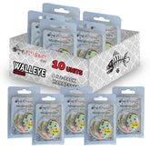 Mermaid Gear Fishbone Harness glow-walleye boosts visibility in low light for better strikes.