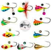 Mermaid Gear Sol Mates UV glow ice jig 4mm 1.4g for quicker strikes and visibility