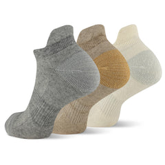 Merrell Trekker wool blend fabric detail highlights moisture wicking and soft touch