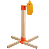 Meruzy AR500 target stand with 7x12 target for durable outdoor practice