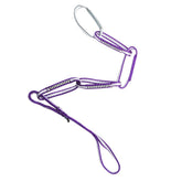 Metolius Alpine PAS purple-silver front view shows lightweight design for fast ascents.