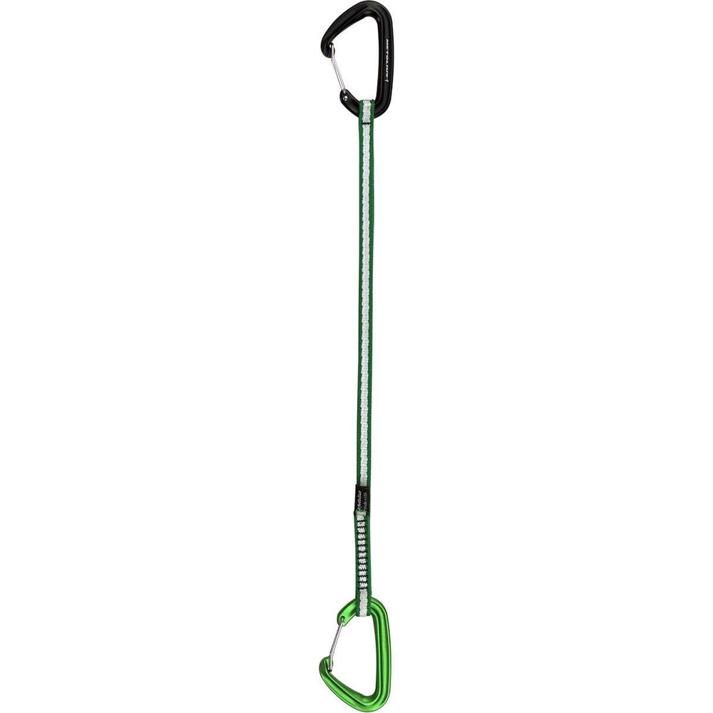 Metolius Bravo II wiregate carabiner pair for quick rope clipping and secure long draws.