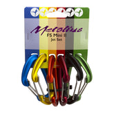 Metolius Bravo wiregate carabiner clips easily for ultralight climbing racks