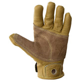 Metolius Full Finger Belay Glove palm view for secure rope control during climbs