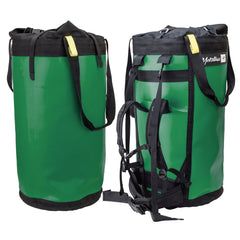 Metolius Half Dome haul bag, front view, designed for balanced carrying on climbs.