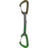 Metolius Inferno GoTo Quickdraw 6-inch titanium-green with smooth rope-end clips for fast clips