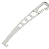 Metolius Torque Nut Tool curved design for hooking and pulling behind nuts.