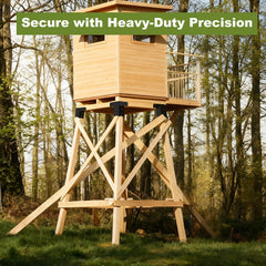 MEWSDEN deer-stand-brackets-installation-tools features included wrench for easy assembly.
