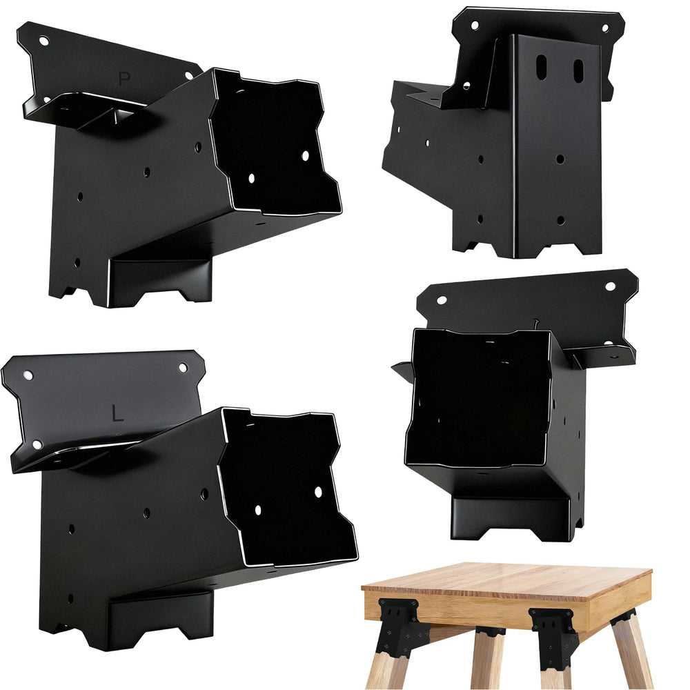 MEWSDEN deer stand brackets front view demonstrates rugged durability for hunting platforms