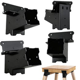 MEWSDEN deer stand brackets front view demonstrates rugged durability for hunting platforms