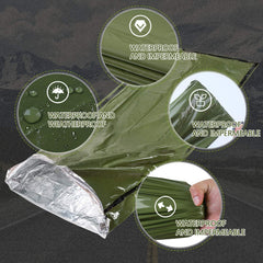 Mezonn emergency blanket 51x83in reusable and weatherproof shelter