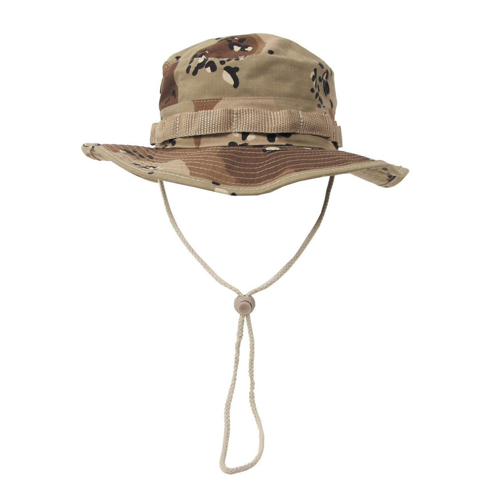 MFH Classic Army Boonie Desert XL front view showing sun shade and ventilation.