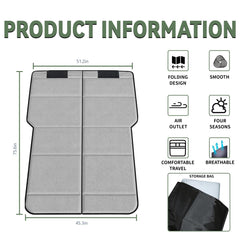 MGRFTOX foldable trunk sleeping pad ready for car camping setup.
