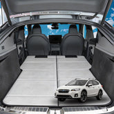 MGRFTOX non-inflatable mattress for Subaru Crosstrek unfolds for quick car camping sleep.