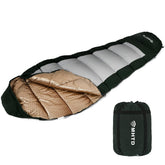 MHTD winter sleeping bag closed-backpack for compact warmth on the trail.