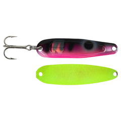 Michigan Stinger Scorpion Spoon UV purple with perch-back boosts visibility for deep-water bites.