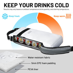 MIER golf cooler bag detachable strap adds versatile carrying options