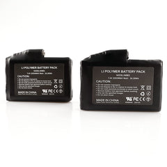 MIEVNIO 7.4V 2200mAh battery pack powering heated gloves for extended warmth.