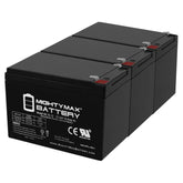 Mighty Max Battery ML15-12 12V 15Ah pack on display, ready for Neptune NT12-15 replacement.