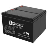 Mighty Max Battery 12V 8Ah front view powering a deer feeder reliably.
