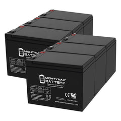 Mighty Max Battery 12V 8Ah SLA front view for reliable backup power.