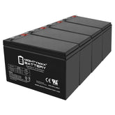 Mighty Max Battery 12V-8Ah unit powering a deer feeder in the field