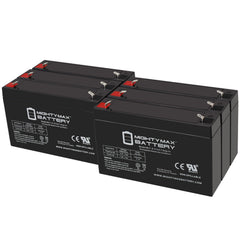 Mighty Max ML7-6 6V 7Ah SLA battery pack with F1 terminals for backup power