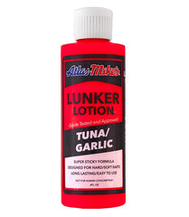 Mike's Fishing Bait/Lure Lunker Lotion Tuna Garlic Regular bottle close-up