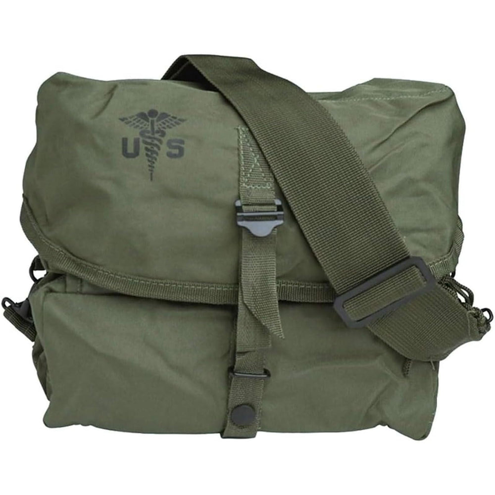 Mil-Tec medical kit bag front view highlights durable construction and quick-access main pocket