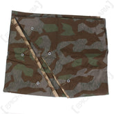 Mil-Tec Splinter Camo Tent poles shown for quick shelter setup