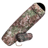 Mil-Tec trilaminate sleeping bag cover provides waterproof protection for outdoor camping.