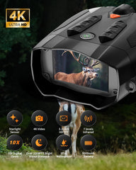 Mildhug Night Vision Goggles side view showing rugged build and IP54 protection