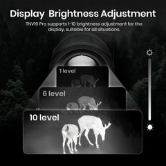 MiLESEEY TNV10 Pro 4x zoom aids distant object identification