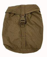 Military Outdoor Clothing coyote sustainment pouch front view showcases rugged field use.