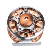 Milltrip fly reel CNC machined body delivers precise feel and lasting durability.